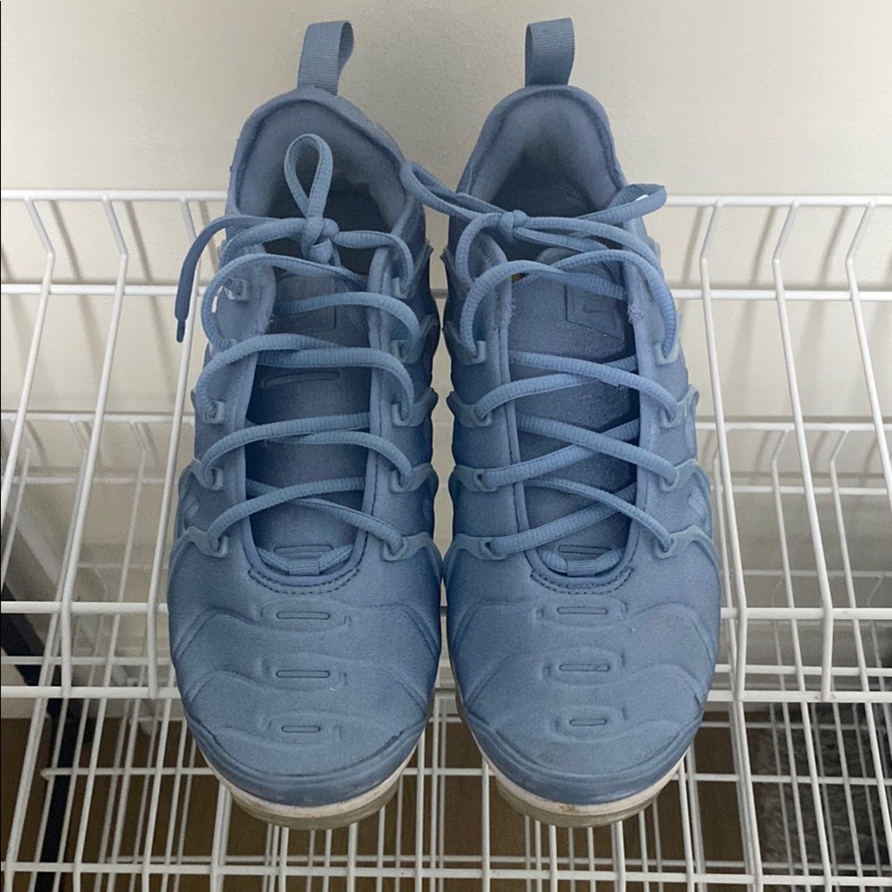Nike Blue VaporMax Plus Athletic Shoes